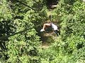 Upside down the canopy tour