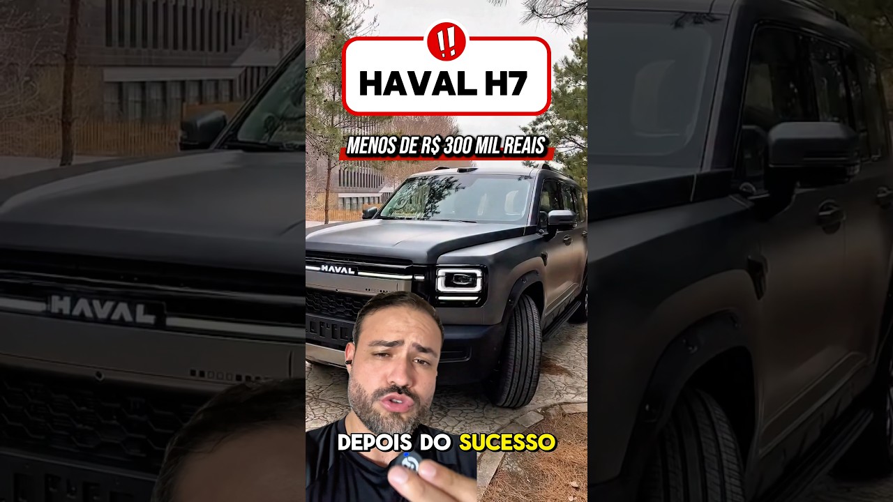 HAVAL H7 EM BREVE NO BRASIL - veja detalhes #haval #gwm #havalh7