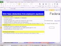 Excel 2010 Business Math 54: Calculate Social Security and Medicare Deductions
