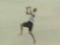 Dune kite jumping