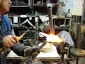 Nagasawa prepares flux for headtube brazing Nagasawa prepares flux for headtube brazing