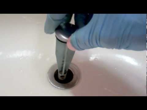 how to put sink stopper back in