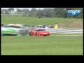 British GT Snetterton Matt Griffin tyre explosion