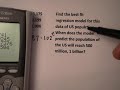 Exponential Regression Part 2
