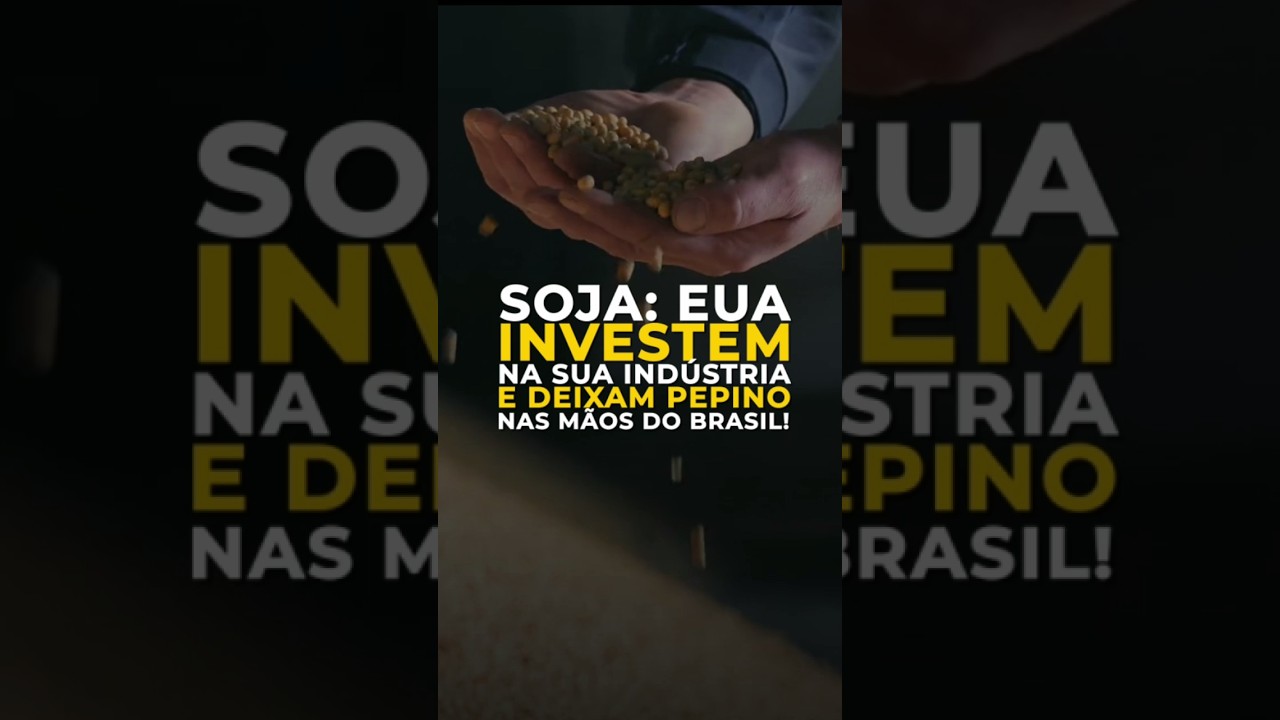 SOJA: EUA INVESTEM NA SUA INDÚSTRIA E DEIXAM PEPINO NAS MÃOS DO BRASIL!