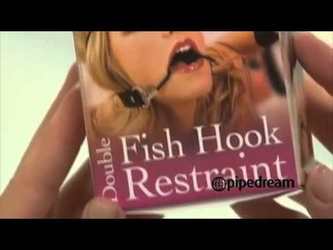 dental fetish - http://tienda.sensualplanet.es/Double-Fish-Hook-Restraint-Fetish Bocado con Doble Gancho Forrado Bocado realizado en símil piel de color negro, con anclajes ...