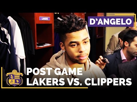 Video: D'Angelo Russell After The Lakers Beat The Clippers On NBA Christmas Day