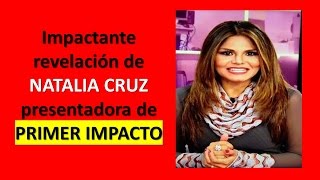 Tremenda revelación la de esta presentadora