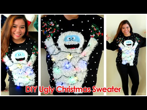 how to make ugly christmas sweater