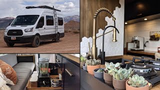 Digital Nomads PERFECT VAN CONVERSION With MASSIVE 2 PERSON WORK AREA | PACKED WITH INNOVATIONS 🤯 by Nate Murphy