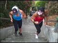 A choreographed cadence to climb the step group of 218 steps found in Laguna Beach, CA. Each participants creates the same playlist. Created by Chalene Johnson. Participants: Mcayla Sarno, Kim Olsen, Monica Gray, Bret Johnson, Kristen Schmidt