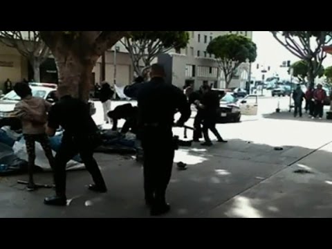 Startling video captures LAPD shooting
