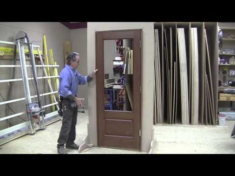 how to install a prehung exterior door video