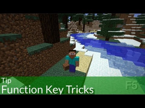how to make f keys work on minecraft