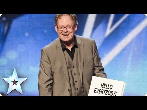 Magic man Jay Adkins gets the message | Britain's Got Talent 2014