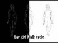Bar girl sexy walk
