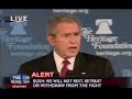 President Bush at The Heritage Foundation