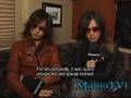 Dir en grey - Toshiya and Kaoru - ManiaTV interview.