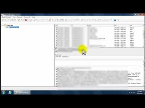 how to recover dbx files