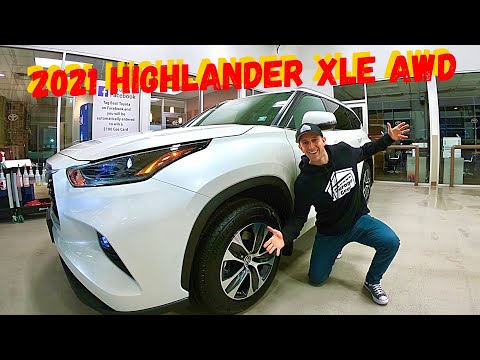 2021 toyota highlander xle awd walkaround review basil toyota best family suv