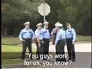 Usurper Bush visits Houston, police ignore 1st Amendment
