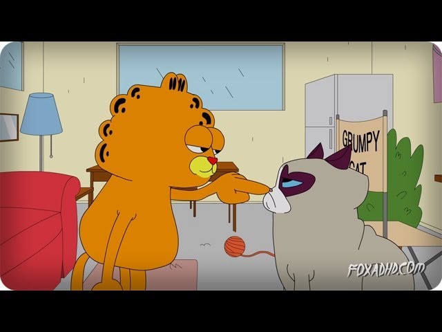 GRUMPY CAT VS. GARFIELD | ANIMATION DOMINATION HIGH-DEF