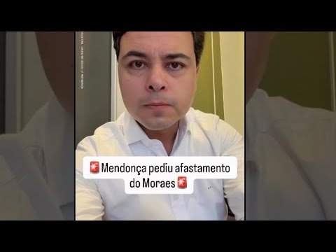 🚨 André Mendonça pediu a Fachin o afastamento imediato de Alexandre de Moraes do STF!