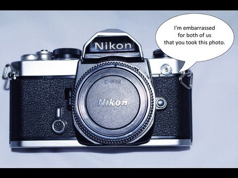 how to open a nikon fm camera