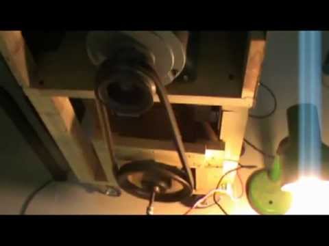 how to use alternator to generate electricity