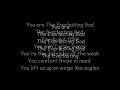Everlasting God (with lyrics)
