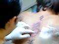 tattoo dragon et kanji