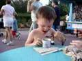 Bobby Lashway flips over ice cream