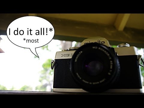 how to open a minolta xg 1 camera