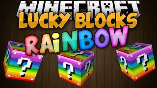 Minecraft MOD SHOWCASE! || RAINBOW LUCKY BLOCKS!!! MEGA UNLUCKY SPIDER EXPLOSIONS!!!