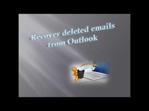 how to recover purged emails from outlook