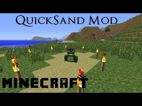 Minecraft Mod Showcase - QUICKSAND!!!