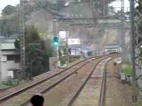 京浜急行　堀ノ内駅から横須賀中央駅の手前まで