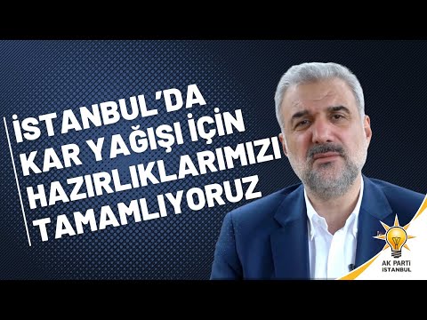 İstanbul’da kar yağışı için hazırlıklarımızı tamamlıyoruz 