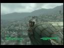 fallout 3 view of the wasteland from the top of a satellite array