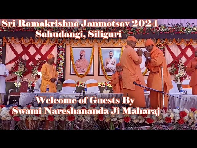 Welcome Of Guests by Revered Swami Nareshananda Ji Maharaj