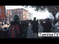 RAW FOOTAGE - OPD Use Tear Gas & Percussion Grenades on Protesters
