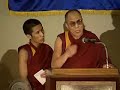 The Dalai Lama Speaks Pro-Peace, Against Violence