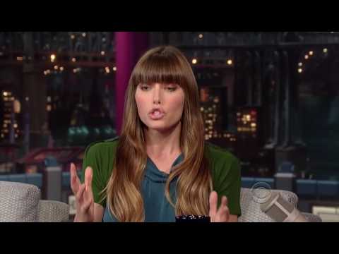 Jessica Biel David Letterman November 19, 2012