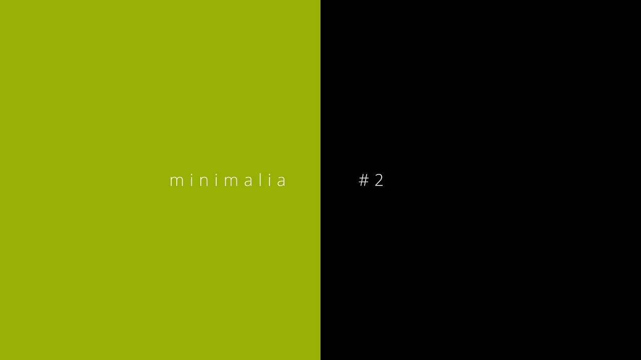 minimalia #2