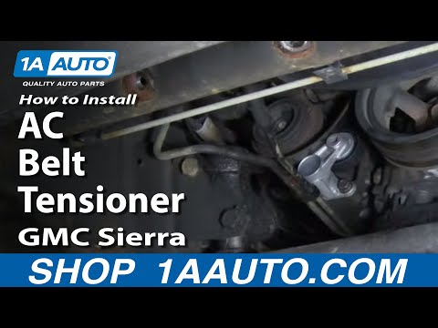 how to change belt on 2008 gmc sierra