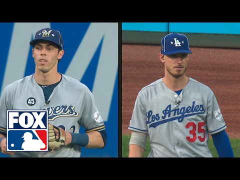 Video: Christian Yelich and Cody Bellinger get mic'd up in the outfield for the 2nd inning | FOX MLB