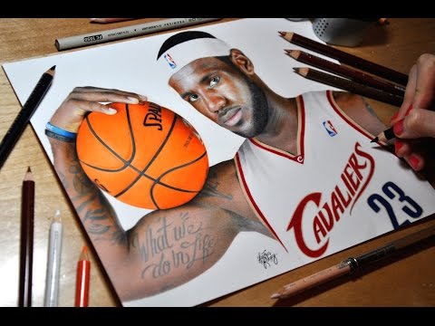 how to draw lebron x