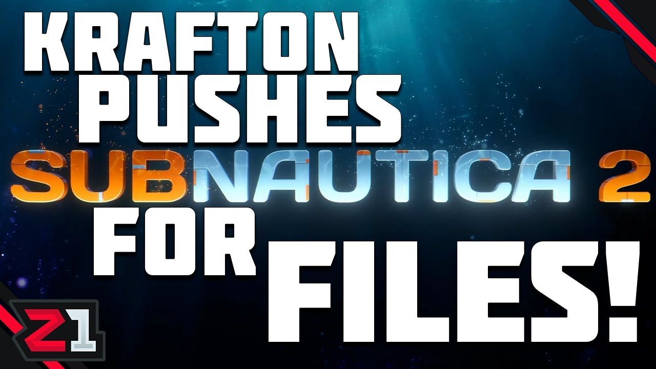 Krafton REALLY Wants The Files Back And To Not Be Used! Subnautica 2 Drama