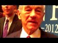 Ron Paul up close in Mesa Arizona with the media