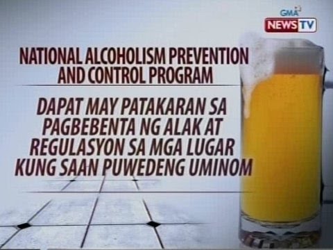SONA: Nat’l alcoholism prevention and control program, isinusulong sa Kongreso